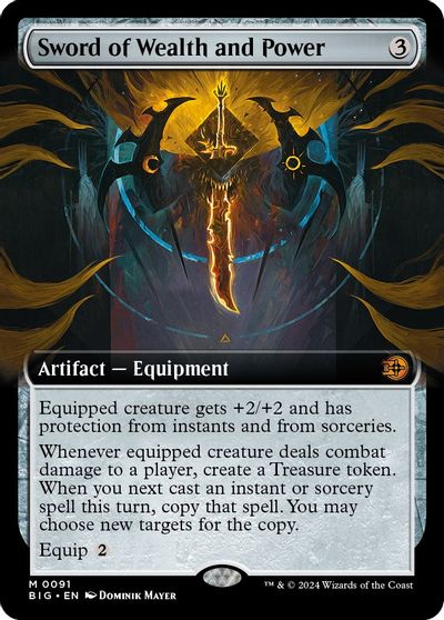 Sword of Wealth and Power Extended Art