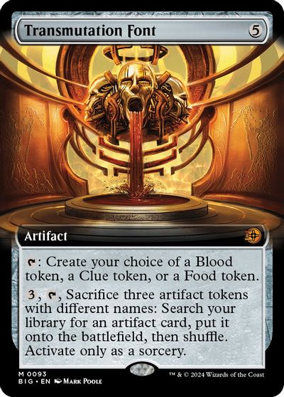 Transmutation Font Extended Art