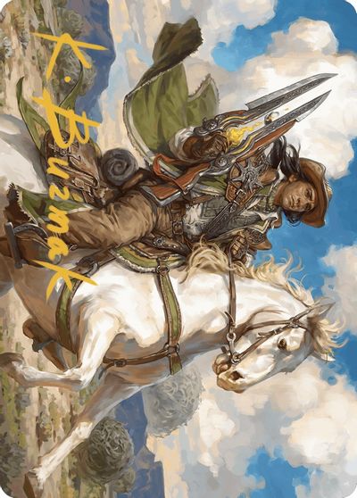 Wylie Duke Atiin Hero Art Card Gold Stamped Signature #35