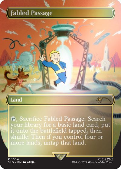 Fabled Passage 1534 Rainbow Foil #1534