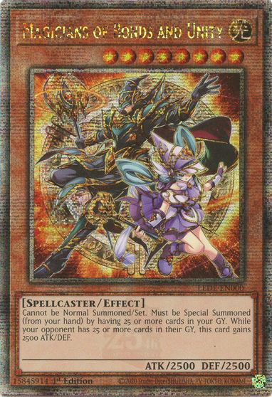 Magicians of Bonds and Unity Quarter Century Secret Rare