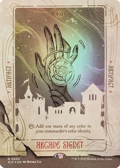 Arcane Signet 0820 Rainbow Foil #820