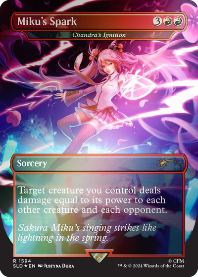 Mikus Spark Chandras Ignition Rainbow Foil #1594