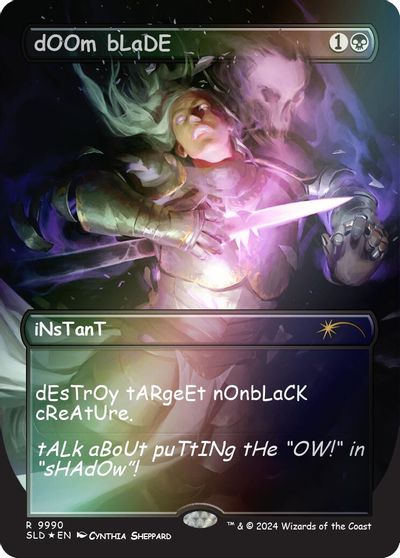 dOOm bLaDE Rainbow Foil #9990