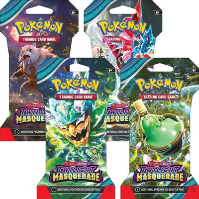 Twilight Masquerade Sleeved Booster Pack Art Bundle [Set of 4]