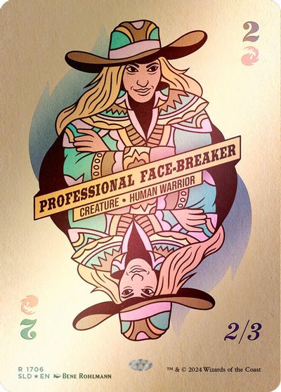 Professional Face Breaker Rainbow Foil #1706