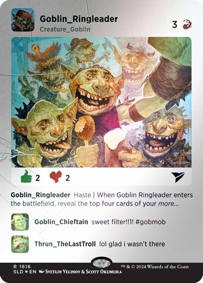 Goblin Ringleader Rainbow Foil #1616