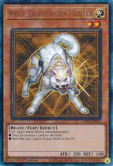 Ryko Lightsworn Hunter PUR #RA02-EN003