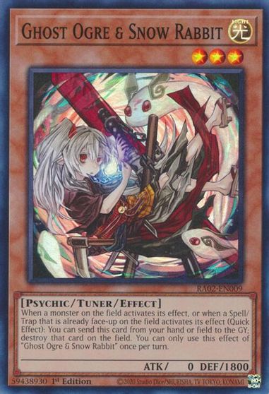 Ghost Ogre and Snow Rabbit Alternate Art #RA02-EN009