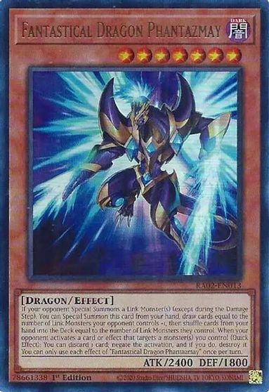 Fantastical Dragon Phantazmay Alternate Art UR #RA02-EN013