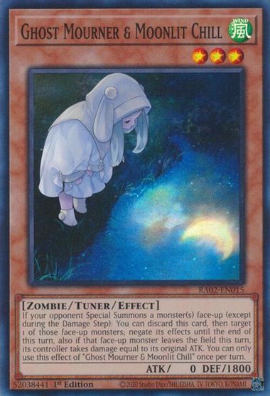 Ghost Mourner and Moonlit Chill Alternate Art #RA02-EN015