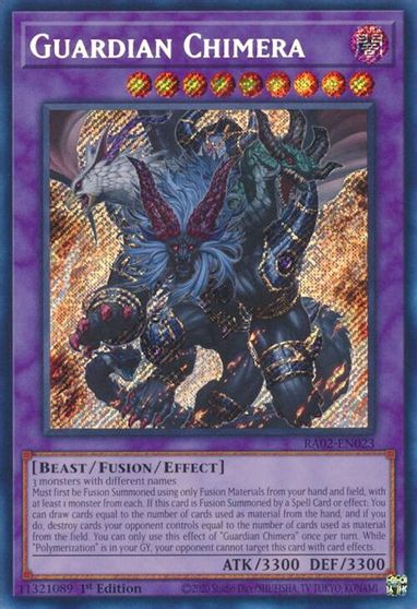 Guardian Chimera Secret Rare #RA02-EN023