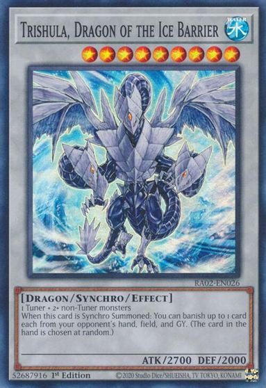 Trishula Dragon of the Ice Barrier #RA02-EN026