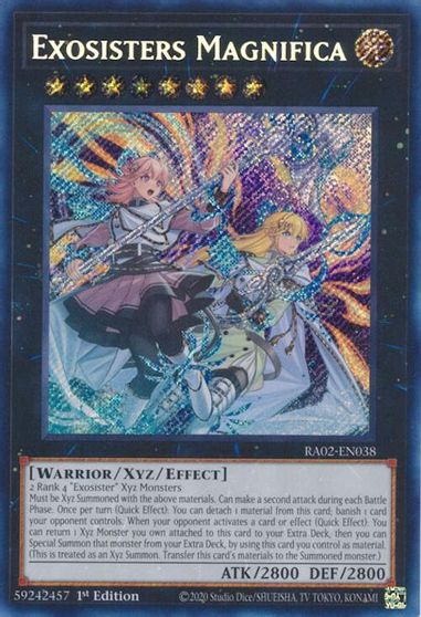 Exosisters Magnifica Secret Rare #RA02-EN038