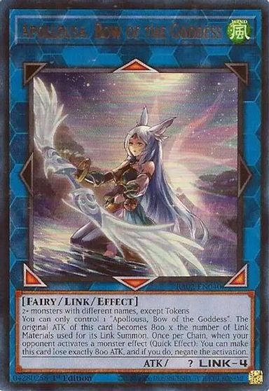 Apollousa Bow of the Goddess Alternate Art UR #RA02-EN040