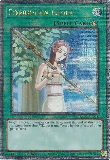 Forbidden Lance Quarter Century Secret Rare #RA02-EN058
