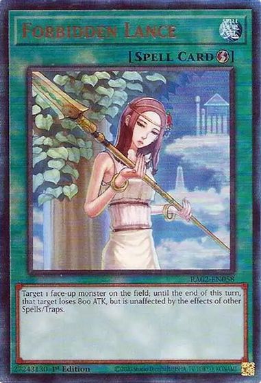 Forbidden Lance PUR #RA02-EN058