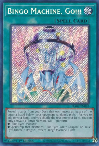 Bingo Machine Go Secret Rare #RA02-EN062