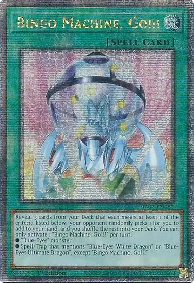 Bingo Machine Go Quarter Century Secret Rare #RA02-EN062