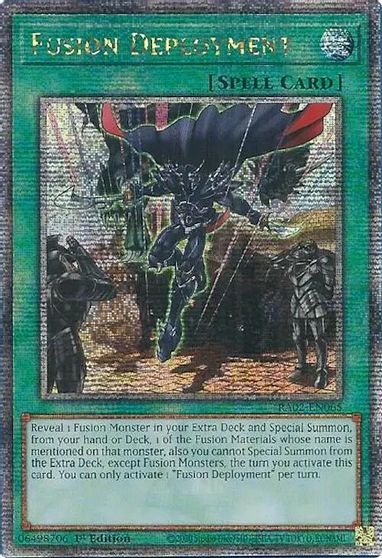 Fusion Deployment Quarter Century Secret Rare #RA02-EN065
