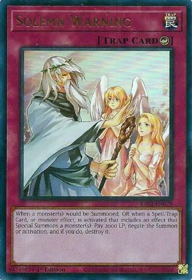 Solemn Warning UR #RA02-EN078