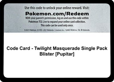 Blister Pack [Pupitar]