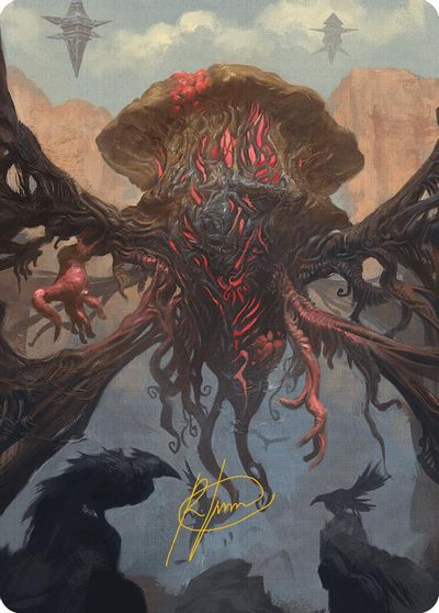 Inversion Behemoth Art Card Gold Stamped Signature #27