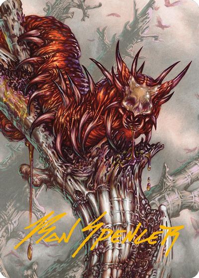 Grist Voracious Larva Art Card Gold Stamped Signature #53