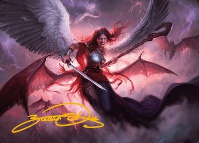 Kaalia of the Vast Art Card Gold Stamped Signature #22