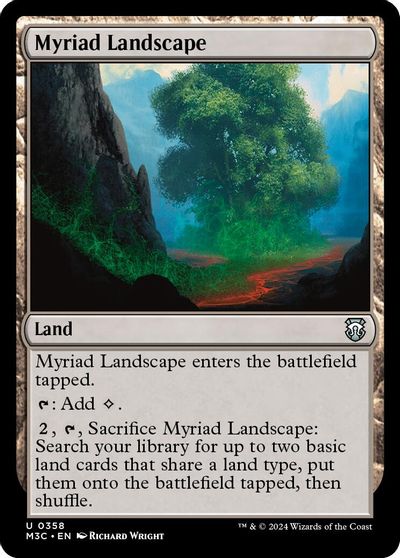 Myriad Landscape Ripple Foil #358