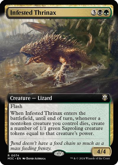 Infested Thrinax Extended Art #74