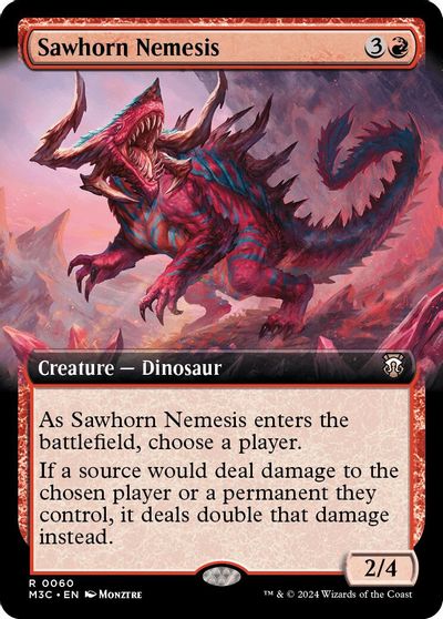 Sawhorn Nemesis Extended Art Ripple Foil #60