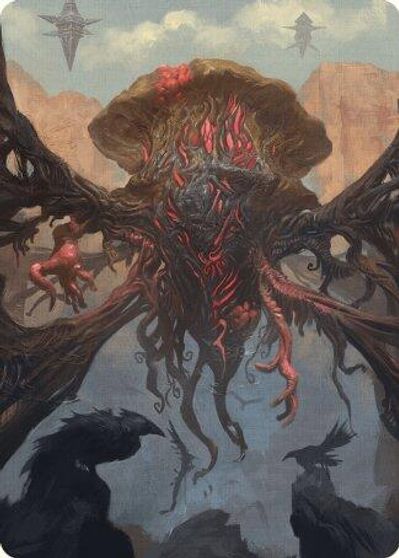 Inversion Behemoth Art Card Gold Stamped Signature