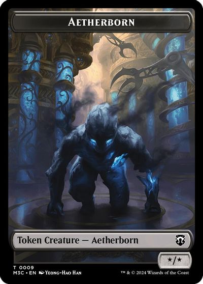 Aetherborn Servo Double Sided Token #9 // 33
