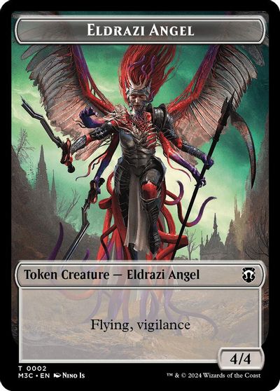 Eldrazi Angel Copy Double Sided Token #2 // 1