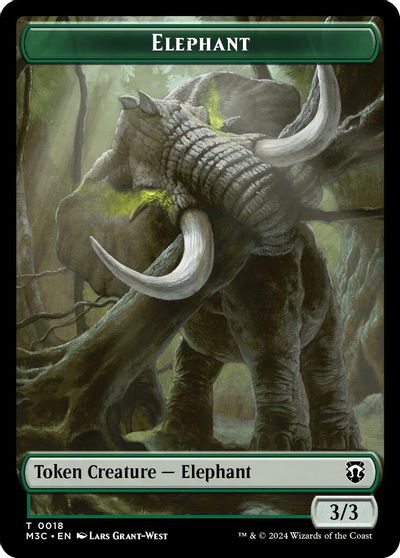 Elephant Beast 0016 Double Sided Token #18 // 16