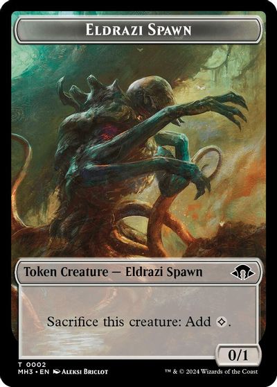 Eldrazi Spawn // Bird Double-Sided Token