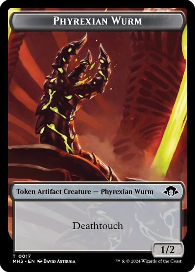 Phyrexian Wurm Token 0017 #17