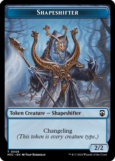 Shapeshifter 0008 Ripple Foil Dragon Double Sided Token #8 // 12