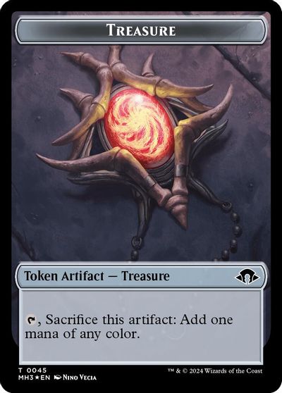 Treasure Ripple Foil Copy Double Sided Token #45 // 1