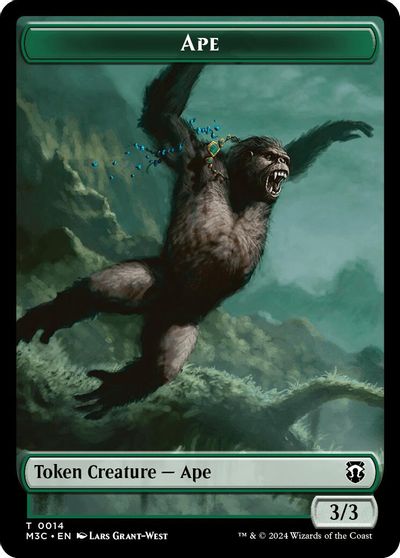 Ape Ripple Foil Plant Double Sided Token #14 // 26