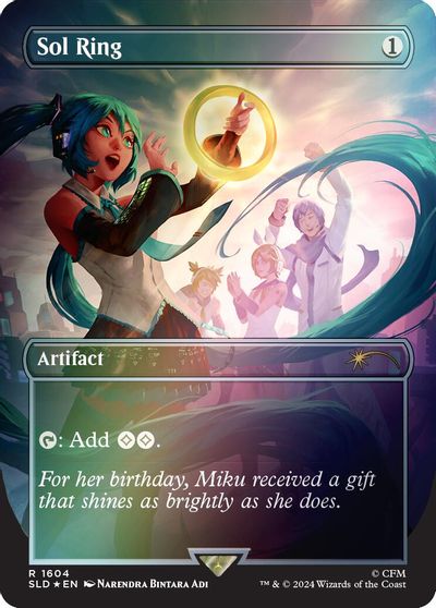 Sol Ring 1604 Rainbow Foil #1604