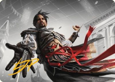 Ezio Auditore da Firenze Art Card Gold Stamped Signature #13