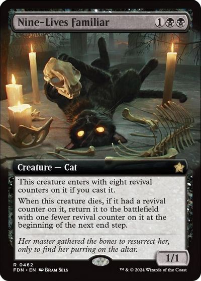 Nine Lives Familiar Extended Art