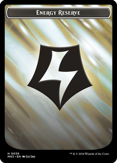 Energy Reserve Ripple Foil Servo Double Sided Token #36 // 33