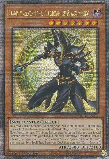 Dark Magician the Magician of Black Magic Quarter Century Secret Rare