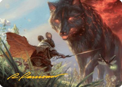 Repel Calamity Art Card Gold Stamped Signature #2
