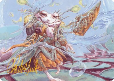 Glarb Calamitys Augur Art Card Gold Stamped Signature #40