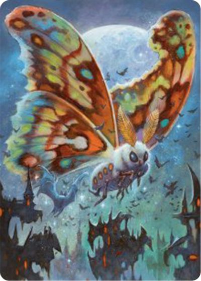 Luminous Broodmoth Art Card Gold Stamped Signature