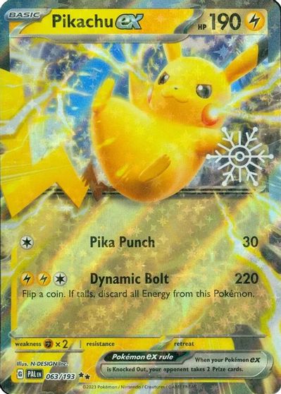 Pikachu Ex [Snowflake Stamp] #63
